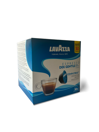 Kavos kapsulės be kofeino NESCAFE Dolce Gusto LAVAZZA Dek Gentile, 30vnt.