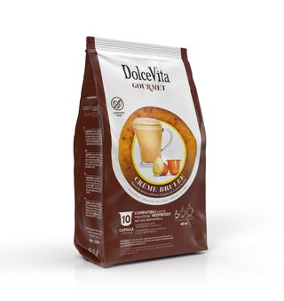 Crème Brulee skonio gėrimo kapsulės Nescafe Dolce Gusto ITALFOODS DOLCE VITA Creme Brulee, 16 vnt.