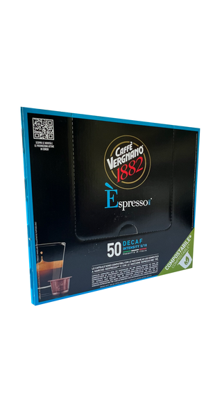 Kavos kapsulės be kofeino Nespresso VERGNANO Decaffeinato, 50 vnt.