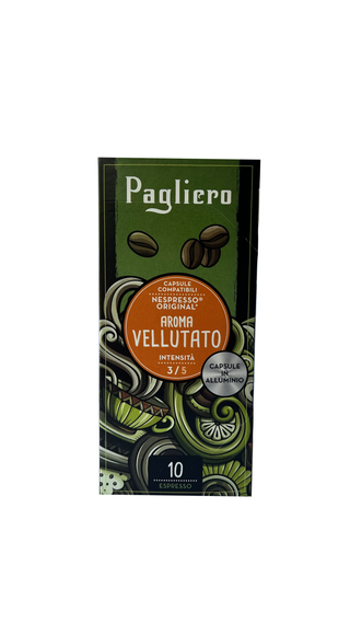 Kavos kapsulės Nespresso PAGLIERO Vellutato Alluminio, 10 vnt.