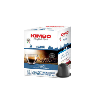 Kavos kapsulės Nespresso aparatams KIMBO Meraviglie del Gusto Capri, 50 vnt.