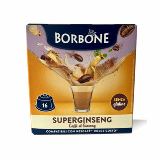 Ženšenio gėrimo kapsulės  Nescafe Dolce Gusto BORBONE Superginseng, 16vnt.