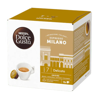 Kavos kapsulės NESTLE Nescafe Dolce Gusto aparatams Espresso Milano, 16 vnt.