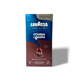 Kavos kapsulės Nespresso LAVAZZA Caffe Crema Gusto Ricco Alluminio, 10vnt.