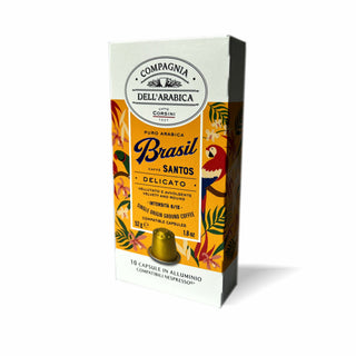 Kavos kapsulės Nespresso aparatams CORSINI Caffe Brasil, 10vnt.