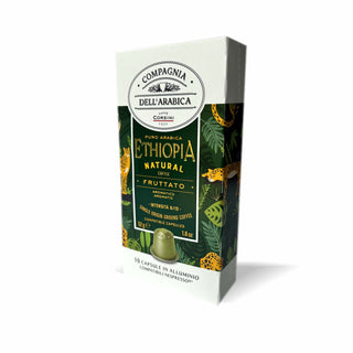 Kavos kapsulės Nespresso aparatams CORSINI Caffe Ethiopia Alluminio, 10vnt.
