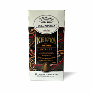 Kavos kapsulės Nespresso  aparatams CORSINI Kenya Alluminio, 10vnt.