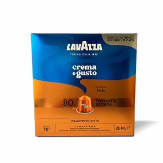 Kavos kapsulės Nespresso LAVAZZA Crema Gusto Caffe Forte Alluminio, 80 vnt.