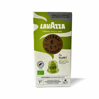 Kavos kapsulės Nespresso LAVAZZA Caffe Tierra Bio Alluminio, 10vnt.