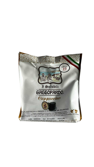 Kapučino kavos kapsulės Nespresso aparatams GATTOPARDO Cappuccino, 10 vnt.