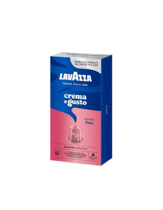 Kavos kapsulės Nespresso aparatams LAVAZZA Crema Gusto Dolce Alluminio, 10 vnt.