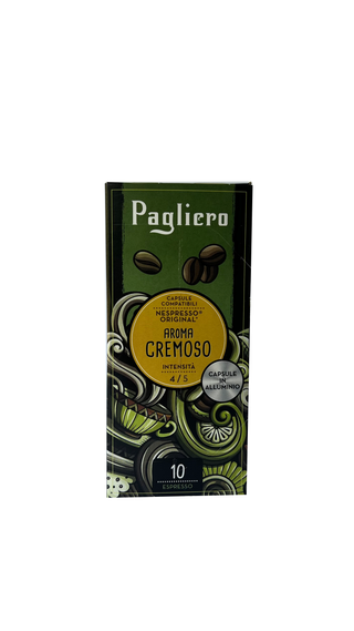Kavos kapsulės Nespresso PAGLIERO Cremoso Alluminio, 10 vnt.