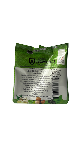 Imbiero su citrina arbatos kapsulės Nespresso aparatams GATTOPARDO Zenzero e Limone, 10 vnt.