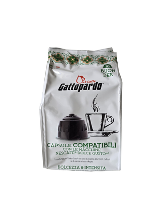 Kavos kapsulės be kofeino Dolce Gusto GATTOPARDO Buon DEK, 16 vnt.