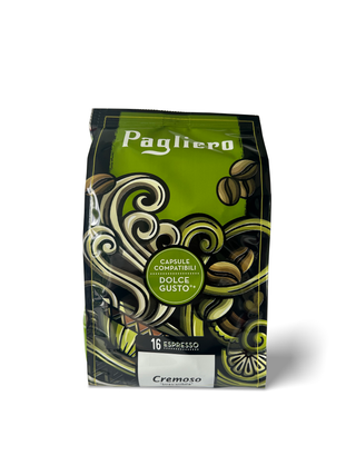 Kavos kapsulės NESCAFE Dolce Gusto PAGLIERO Cremoso, 16vnt. Skirta gamintis tik espresso kavą