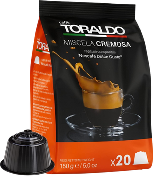 Kavos kapsulės Nescafe Dolce Gusto TORALDO Caffe Cremoso, 20 vnt.