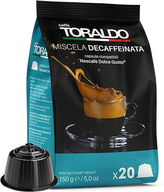Kavos kapsulės Nescafe Dolce Gusto TORALDO Decaffeinato Dek, 20 vnt.