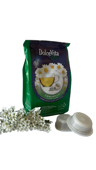 Ramunėlių arbatos kapsulės Lavazza A Modo Mio aparatams ITALFOODS Camomilla, 16 vnt.