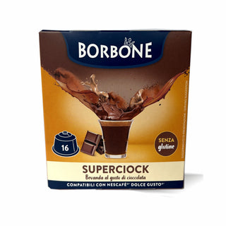 Karšto šokolado kapsulės Nescafe Dolce Gusto aparatams BORBONE Cioccolato, 16 vnt.