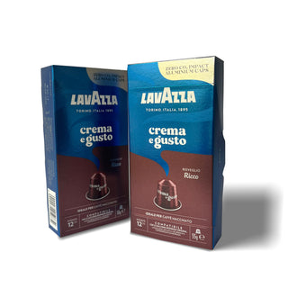 Kavos kapsulės Nespresso aparatams LAVAZZA Caffe Crema Gusto Ricco Alluminio, 10vnt.