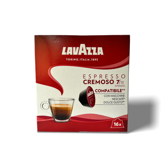 Kavos kapsulės NESCAFE Dolce Gusto aparatams Lavazza Espresso Cremoso, 16 vnt