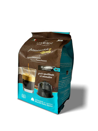 Kavos kapsulės Nescafe Dolce Gusto aparatams LOLO Caffe Passione Dolce Classico, 16 vnt.