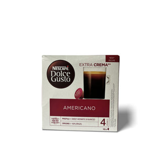 Kavos kapsulės NESTLE Nescafe Dolce Gusto aparatams Caffe Americano, 16 vnt.