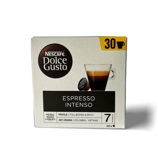 Kavos kapsulės NESTLE Nescafe Dolce Gusto aparatams Espresso Intenso, 30vnt.