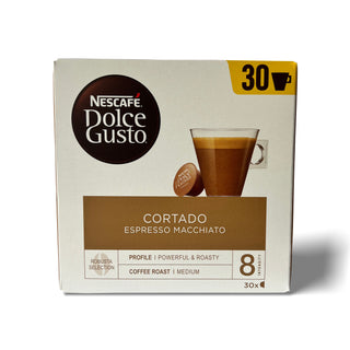 Kavos kapsulės Nescafe Dolce Gusto aparatams NESTLE Cortado, 30vnt.