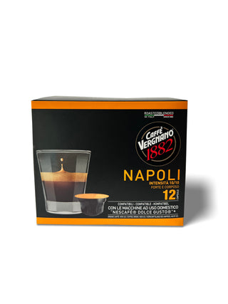 Kavos kapsulės Nescafe Dolce Gusto aparatams VERGNANO Atlantis Napoli, 12 vnt.