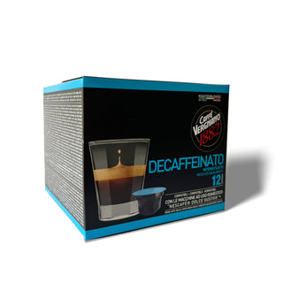 Kavos kapsulės be kofeino Nescafe Dolce Gusto aparatams VERGNANO Atlantis Dek, 12 vnt.