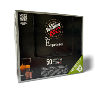 Kavos kapsulės Nespresso aparatams VERGNANO Caffe Intenso Generico, 50vnt.