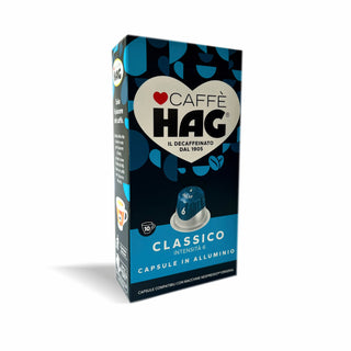Kavos kapsulės be kofeino Nespresso aparatams HAG Classico Decaffeinato, 10vnt.