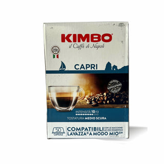 Kavos kapsulės Lavazza A Modo Mio aparatams KIMBO Caffe Meraviglie del Gusto Capri, 50vnt.