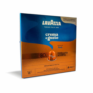 Kavos kapsulės Nespresso aparatams LAVAZZA Crema Gusto Caffe Forte Alluminio, 80 vnt.