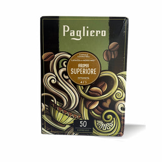Kavos kapsulės Nespresso aparatams PAGLIERO Superiore, 50 vnt.