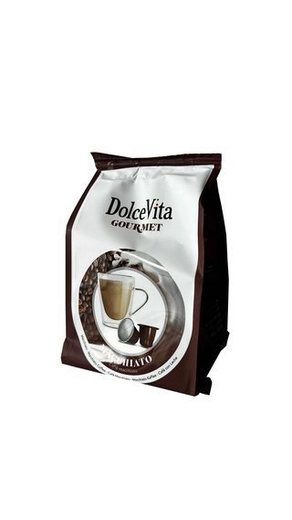 Kavos kapsulės Nespresso aparatams ITALFOODS DOLCE VITA Espresso Macchiato 10 vnt.