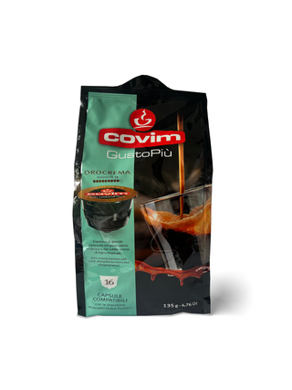 Kavos kapsulės NESCAFE Dolce Gusto aparatams COVIM GustoPiù Orocrema,16 vnt.