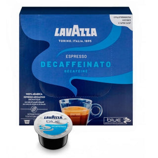 Kavos kapsulės be kofeino LAVAZZA Blue Decaffeinato, 100 vnt.