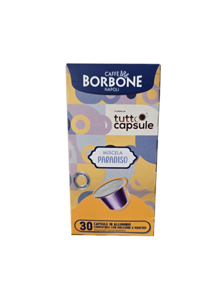 Kavos kapsulės Nespresso aparatams BORBONE Paradiso, 30 vnt.