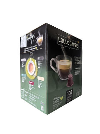 Kavos kapsulės Nespresso aparatams LOLLO Argento, 100 vnt