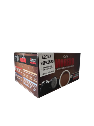 Kavos kapsulės Nescafe Dolce Gusto aparatams MORENO Aroma Espresso, 50 vnt.