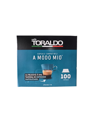 Kavos kapsulės Lavazza A Modo Mio aparatams TORALDO Cremosa, 100 vnt.
