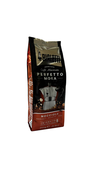 Riešutų skonio malta kava BIALETTI Nocciola, 250 g